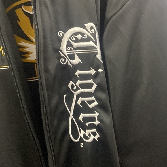 Missouri Mizzou Tigers Rare 2XL Reversible Mens Jacket Zipper Broke - Picture 11 of 16